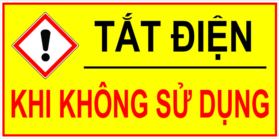 tắt điện khi không sử dụng